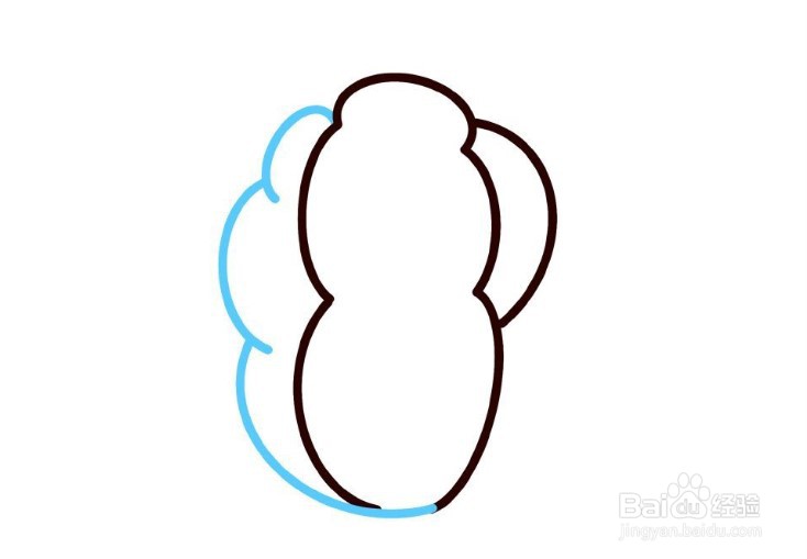 怎么画大白菜呢？