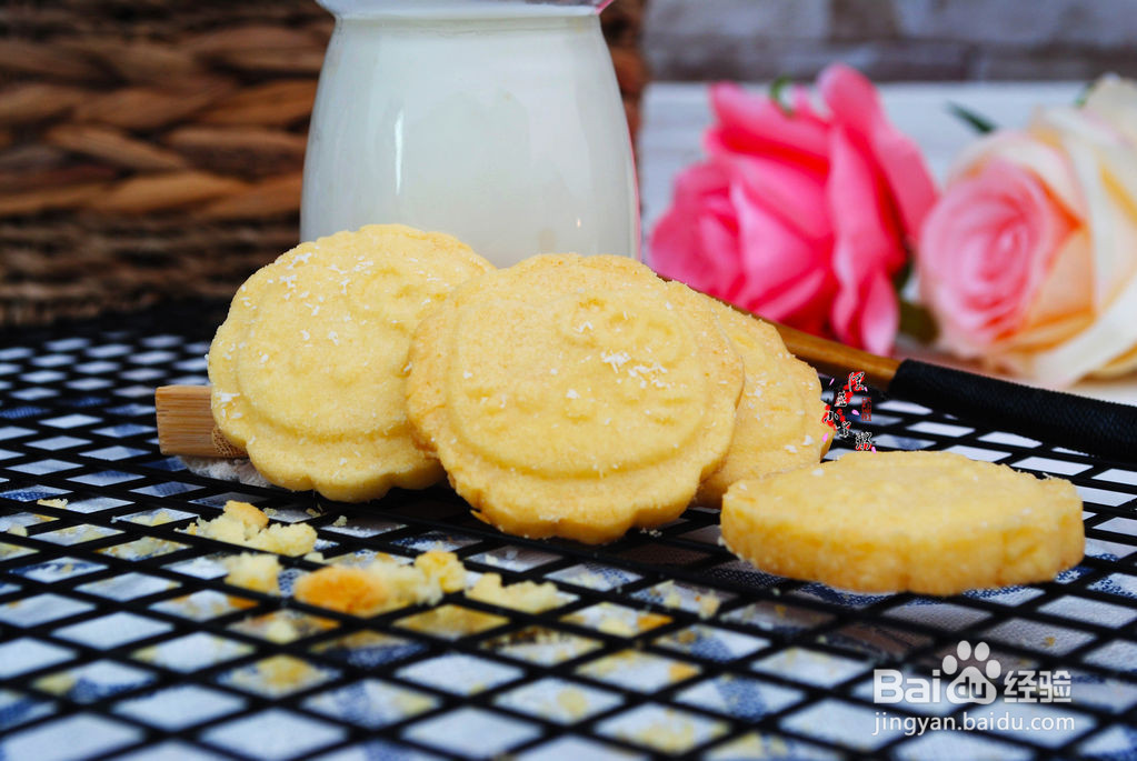 椰丝曲奇饼干的做法