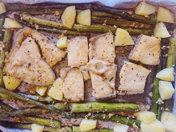 黑胡椒香烤鳕鱼