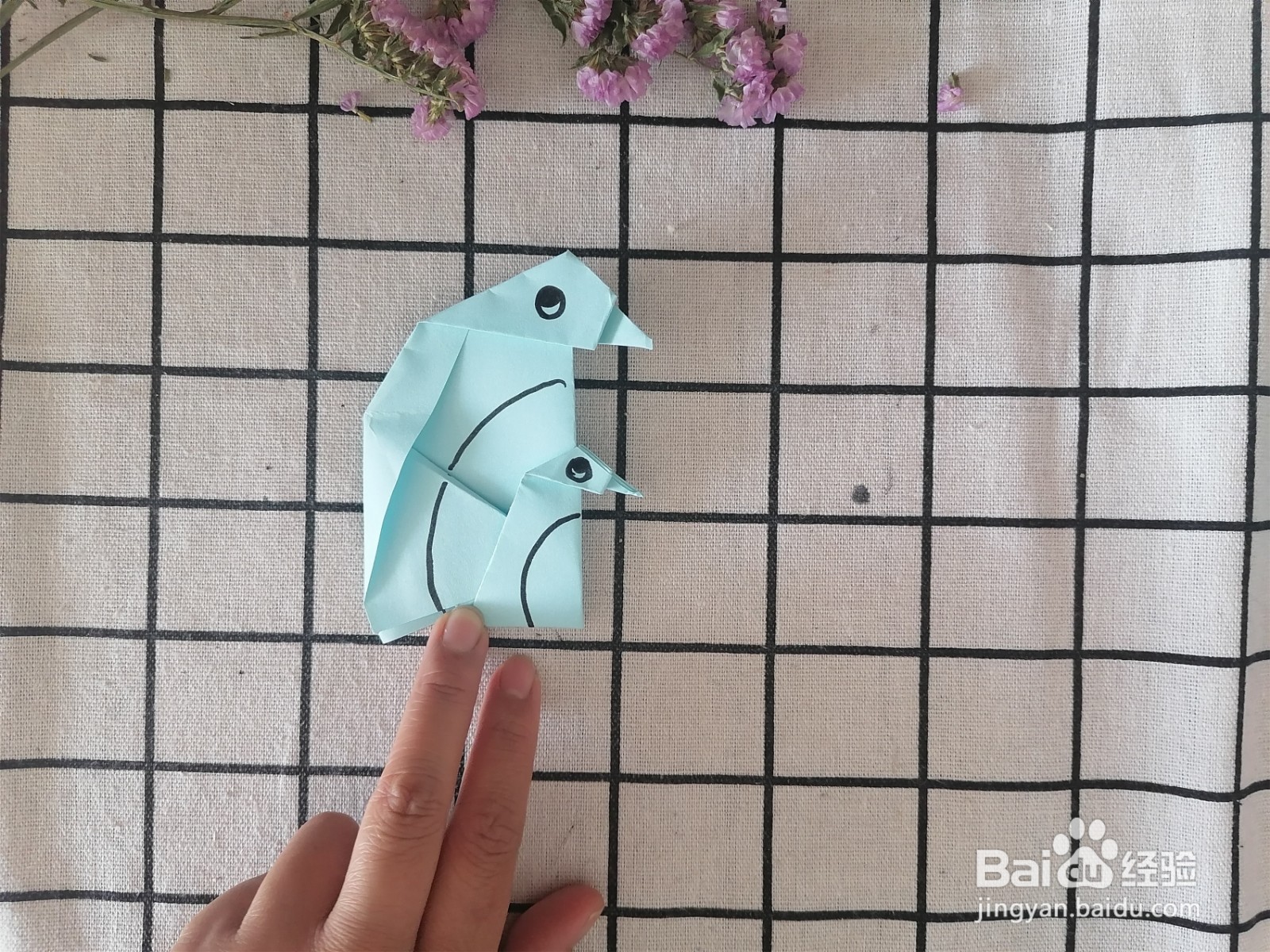 亲子企鹅折纸手工
