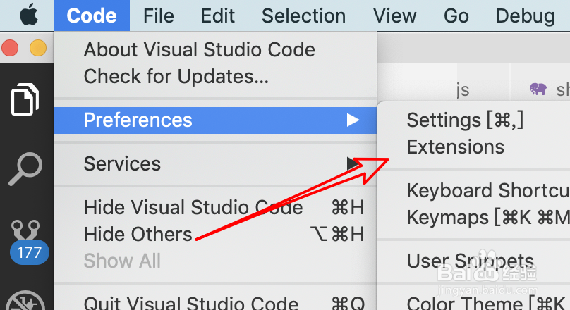 mac版VSCode编辑器如何添加ruby扩展？