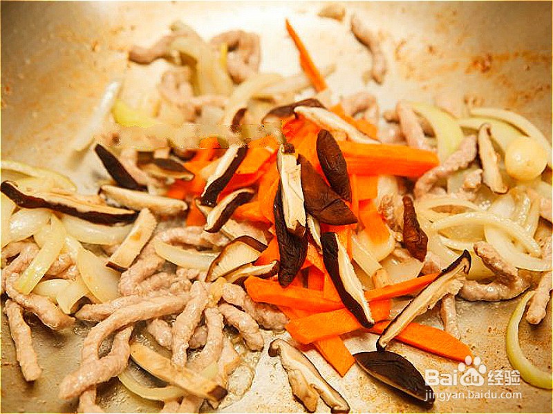 怎样做出家常菜系列之肉丝炒面