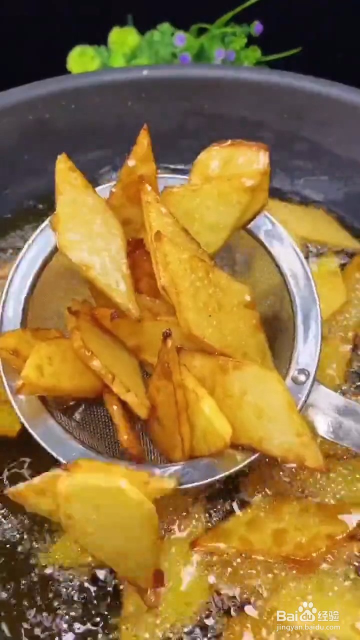 教你做土豆片烧杏鲍菇?