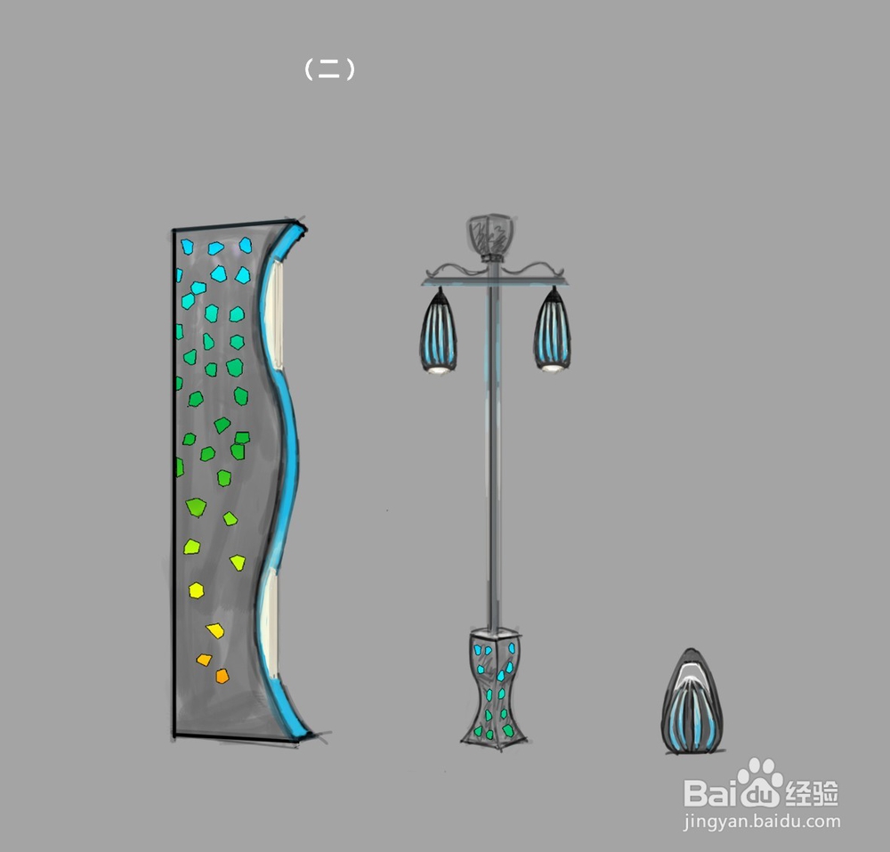设计特色道路景观灯具的四大步骤