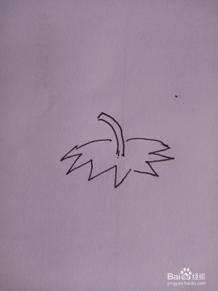 草莓的简笔画