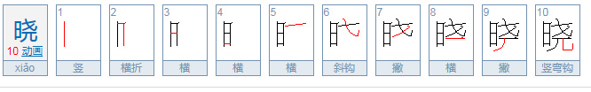 晓有多少个同音字