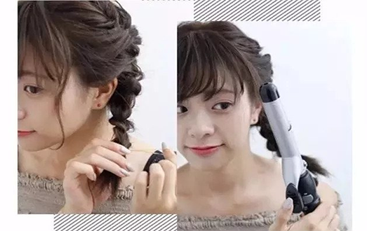韩剧里女生麻花辫怎么向上翘的