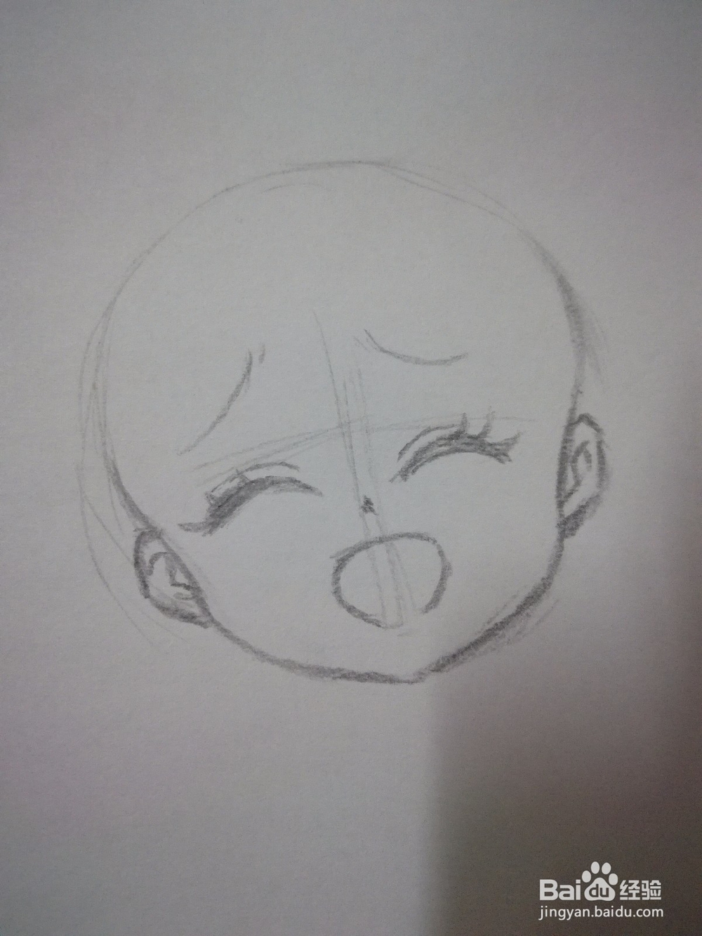 动漫人物头部和五官线稿手绘教程