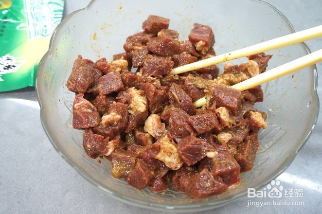 孜然牙签牛肉的做法