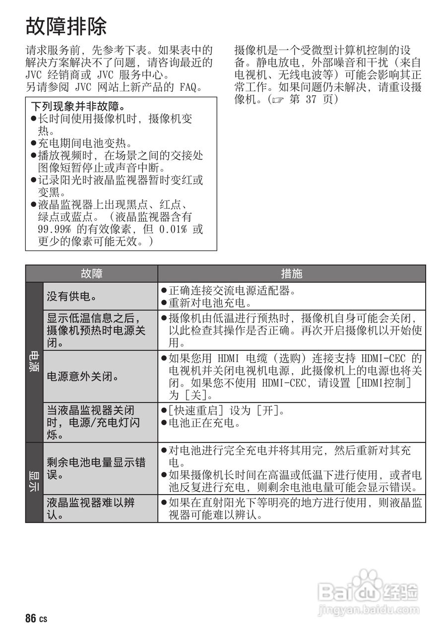胜利GZ-HM400数码摄像机使用说明书:[9]