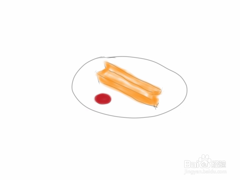 <b>手绘系列之如何画早餐油条</b>