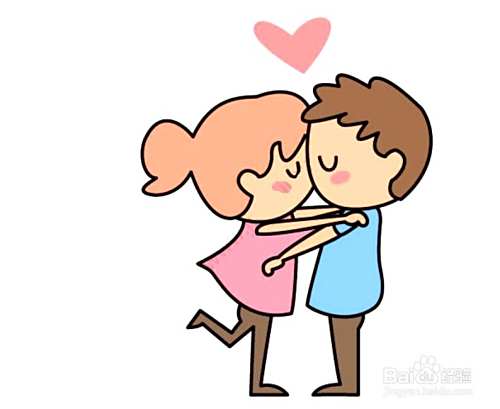 七夕情人节怎么画卡通人物简笔画