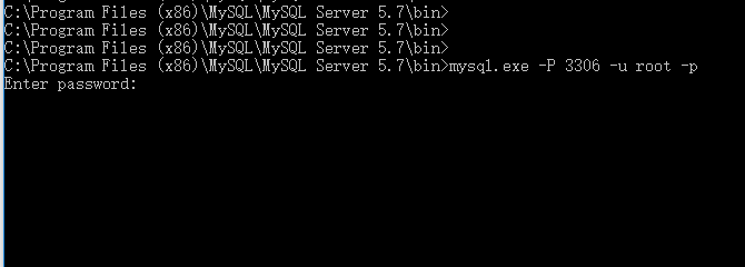 Windows使用DOS命令进入MySQL数据库