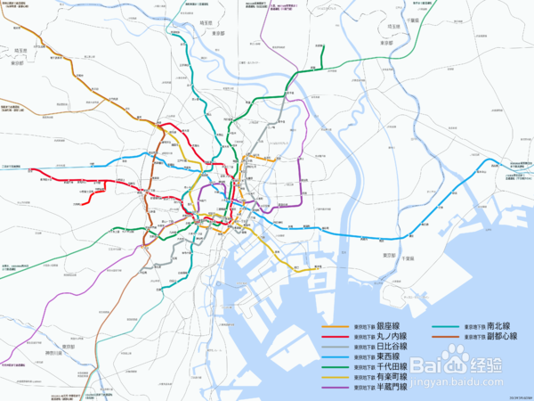 日本自由行-东京地铁攻略：[1]标志与总线路图