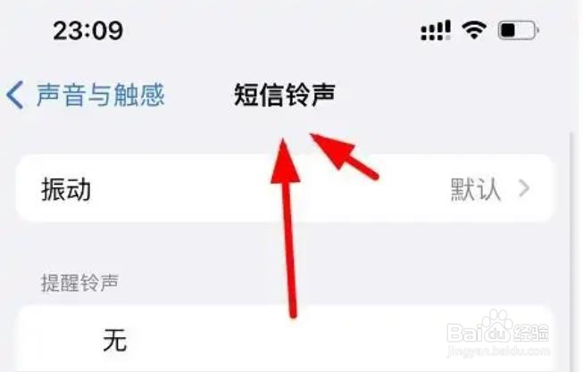 iPhone13如何设置短信铃声？