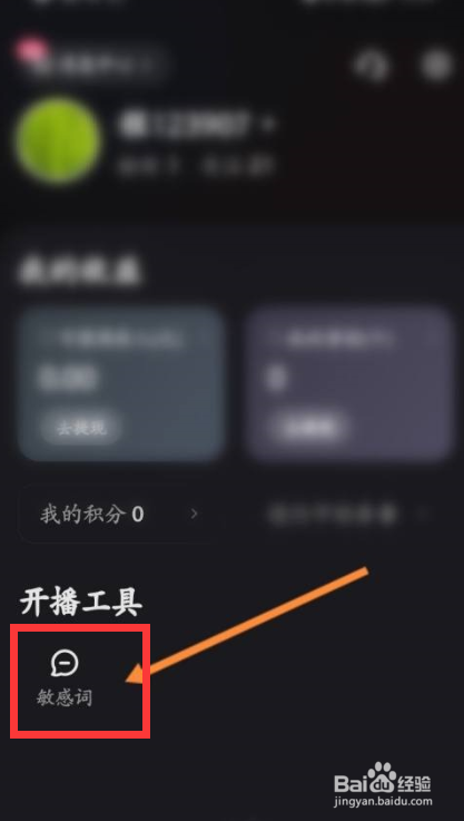 快手直播伴侣如何添加敏感词？