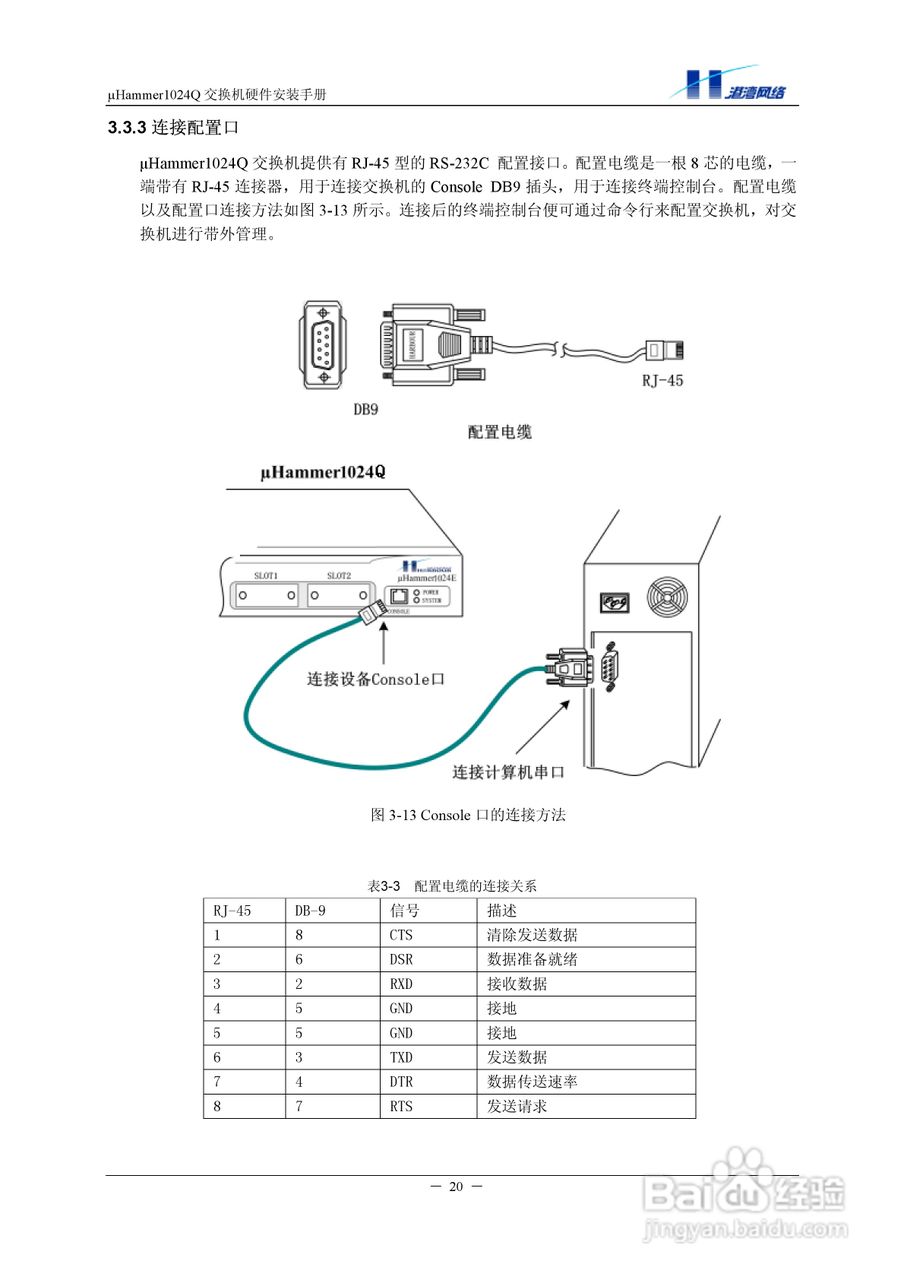港湾网络交换机Hammer1024Q型说明书:[3]