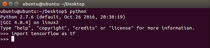 Ubuntu14.04安装TensorFlow