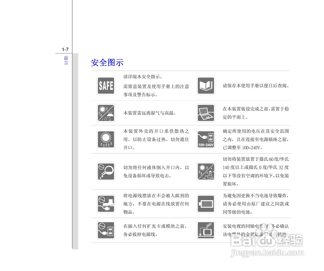 微星MSI CX500笔记本电脑使用说明书:[1]
