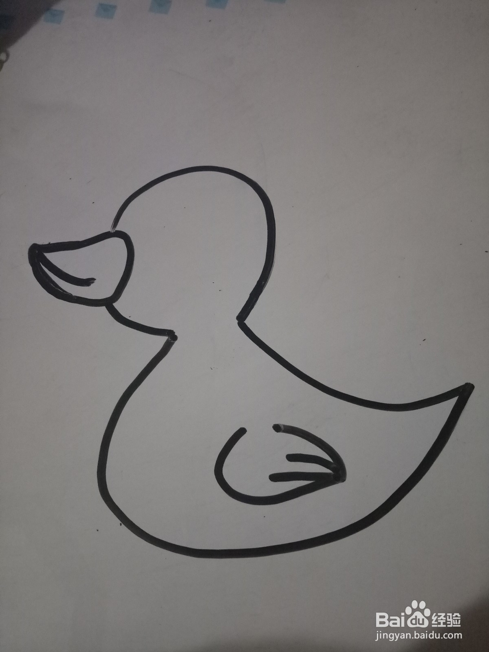 简笔画：最简单的小鸭子