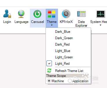 GENESIS64 GraphWorX 配置全局颜色主题