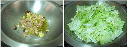 培根手撕包菜做法图解