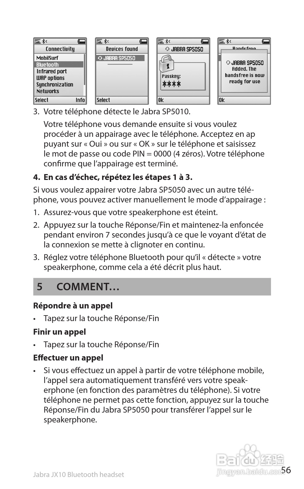 捷波朗SP5050蓝牙耳机使用说明书:[6]
