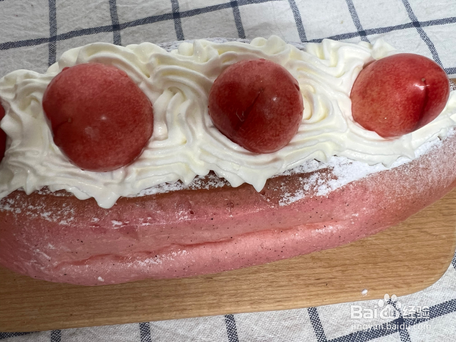 火龙果软欧包的做法