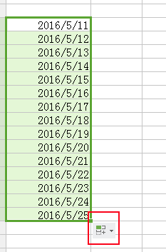 如何让excel自动填充工作日