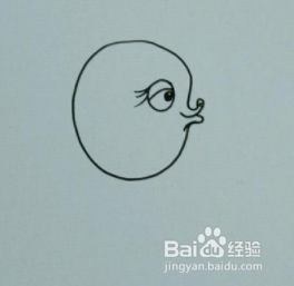 搞怪小海马手绘明信片