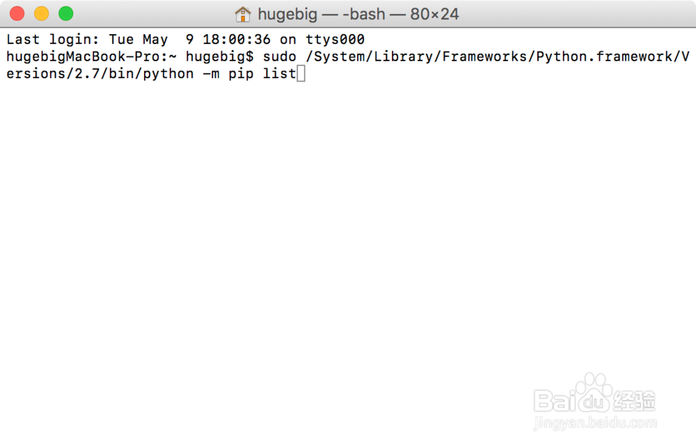 Mac下安装Robot Framework
