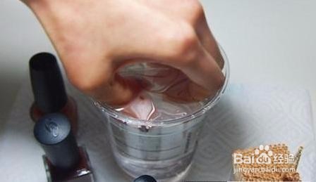 水染图案美甲