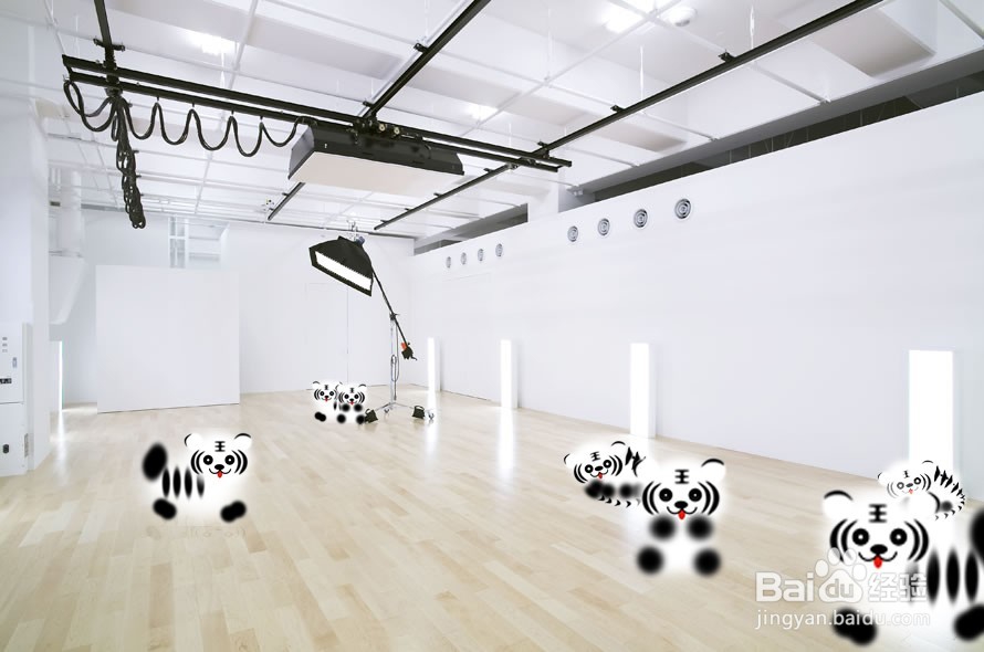 设计元素如何融入客厅博物馆传统国画装饰画面