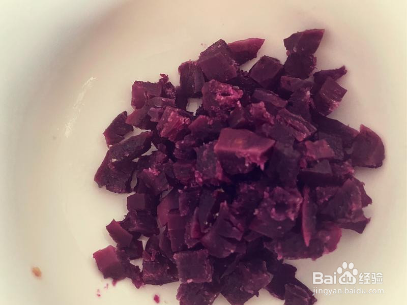 低卡紫薯燕麦蛋挞🤩的做法