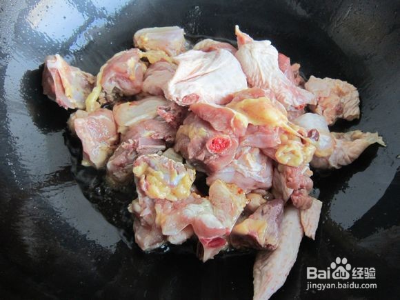 馕包大盘鸡的制作方法