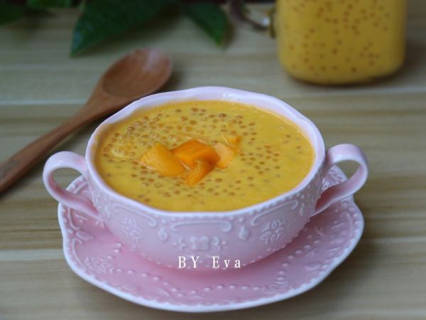 椰浆芒果西米露