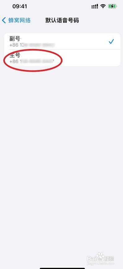 苹果手机如何设置主号和副号