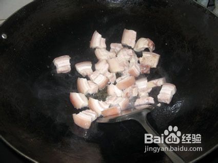 五花肉炒干笋片