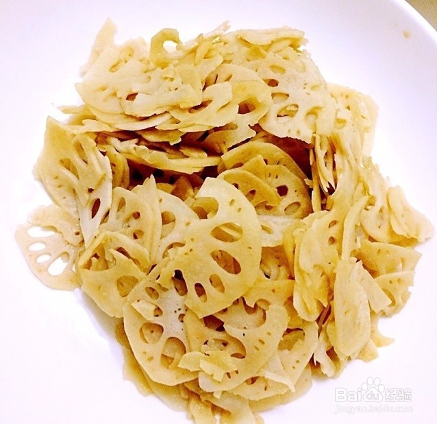 妈妈做的炒莲藕