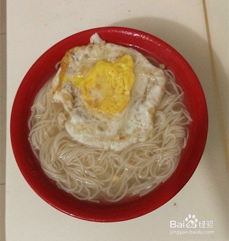 自创美味清汤面