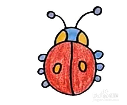 甲壳虫简笔画象征图片