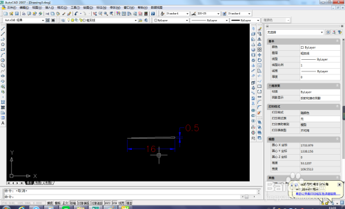 CAD如何绘制平面锥螺纹