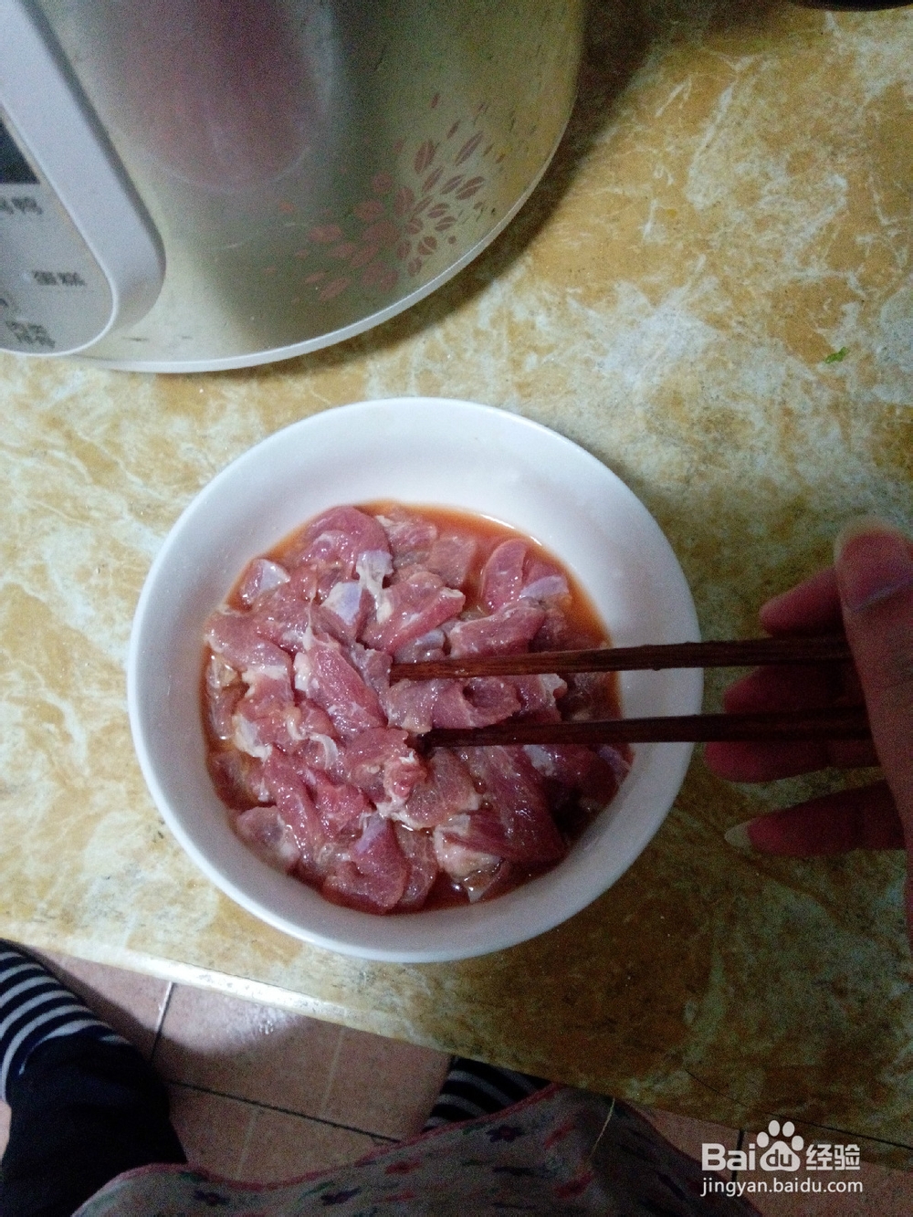 家常荤菜:刀豆炒肉片
