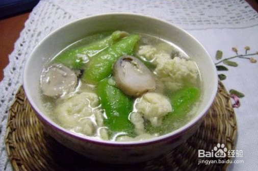 草菇丝瓜蛋汤的做法