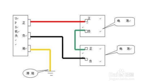 ups蓄电池连接方法