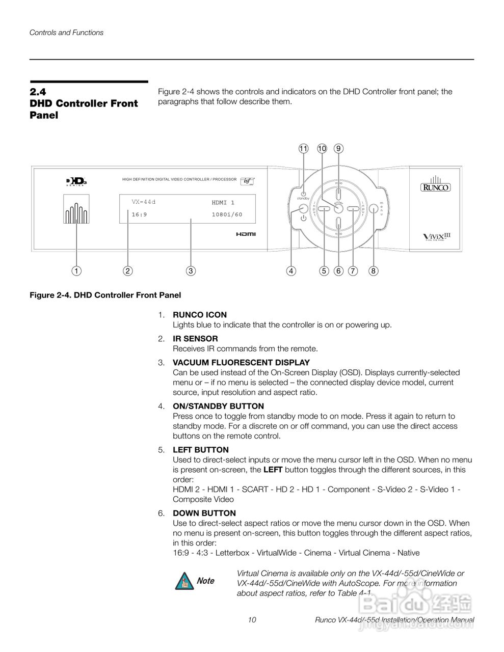 Runco VX-44d投影机使用说明书:[3]
