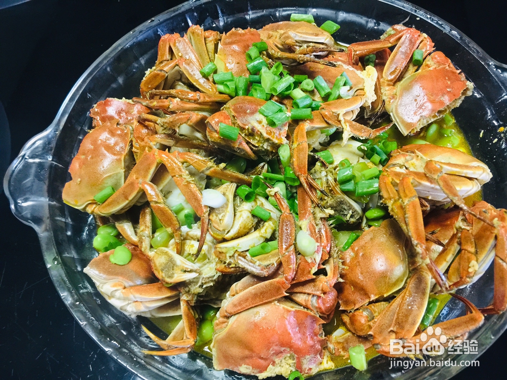 味道鲜美的螃蟹毛豆子