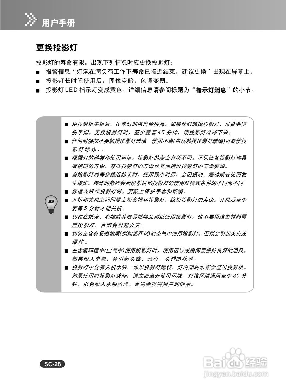EIKI爱其 EIP-X320投影机说明书:[3]