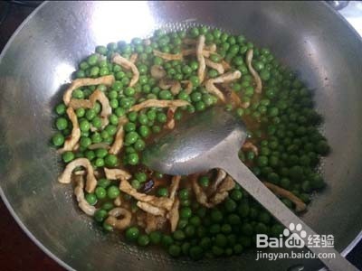 豌豆肉丝的做法