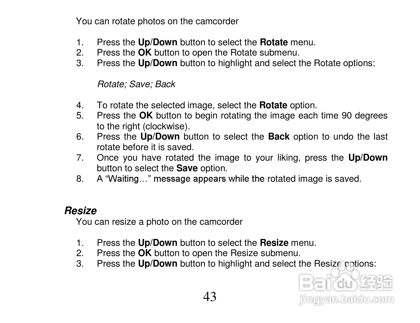 Vivitar DVR 518摄像机使用说明书:[5]